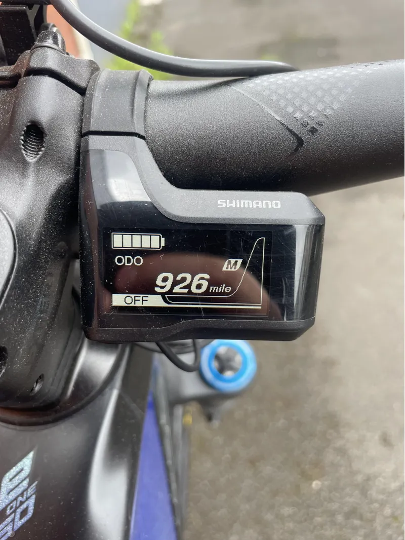 2nd Hand  Merida eOne-Sixty 10k Electric Mountain Bike Large 2021 Sparkling Blue-2